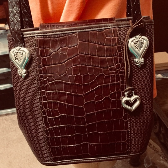 Brighton Handbags - VintageBrighton brown leather shoulder bag